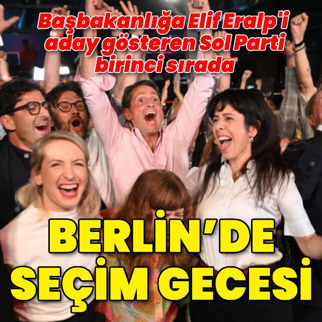Berlin'de Sol Parti sandıktan birinci çıktı