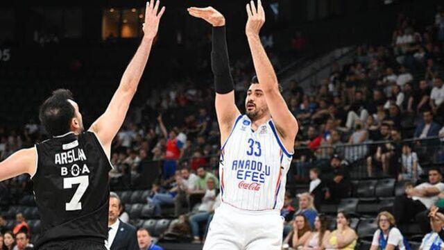 Anadolu Efes ve Beşiktaş maç sonucu