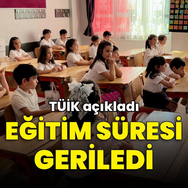 TÜİK: Muhtemel eğitim süresi 2025'te 16,8 yıl oldu