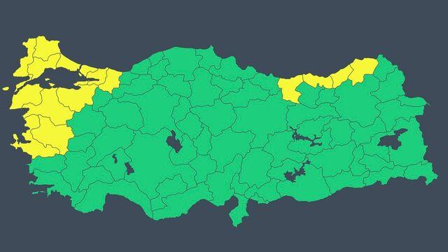 Birçok kente sağanak uyarısı!