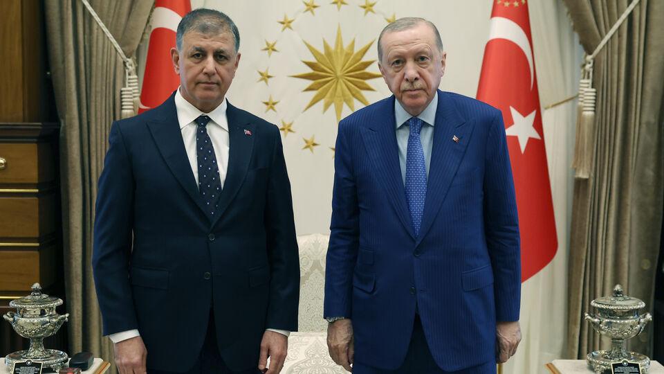 Cumhurbaşkanı Erdoğan, Cemil Tugay'ı kabul etti