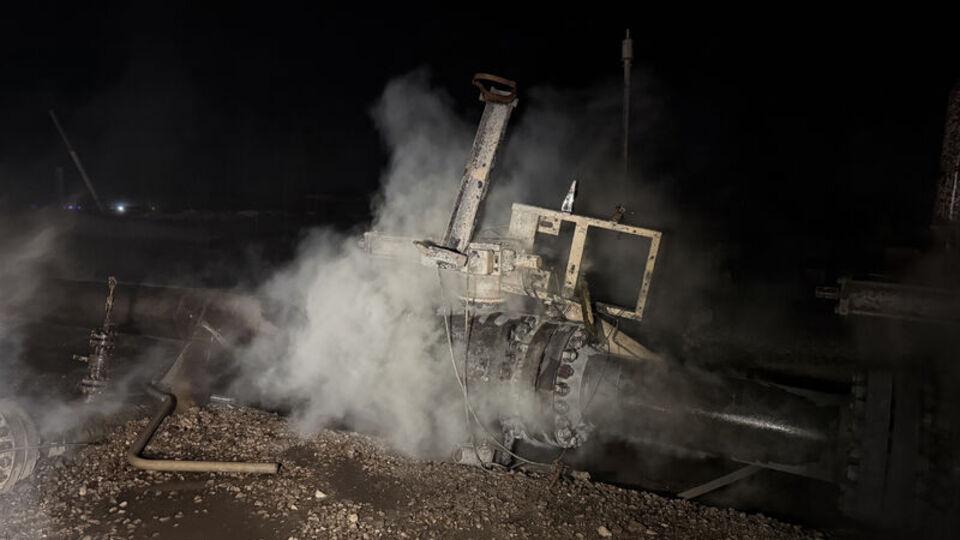 Suriye'de gaz hattında patlama