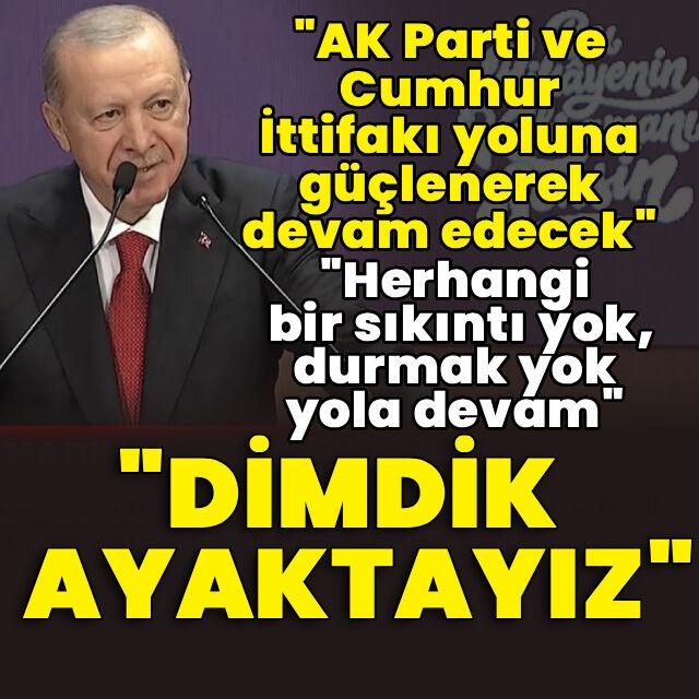 Cumhurbaşkanı Erdoğan'dan açıklamalar