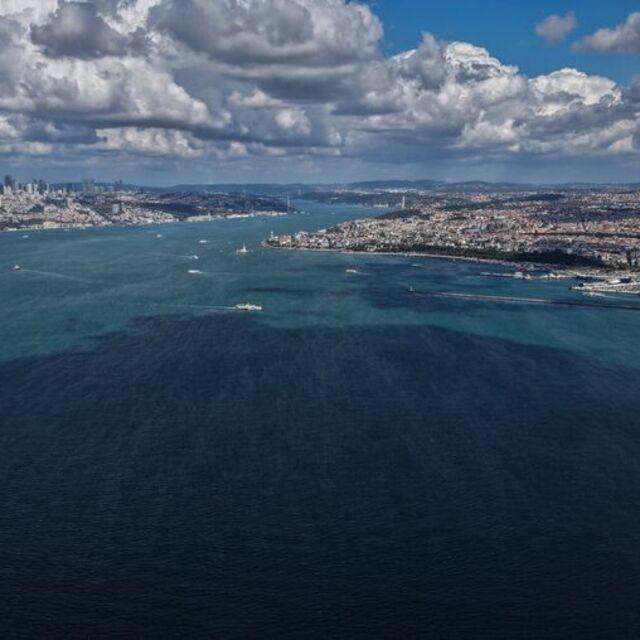 Boğazda eşsiz görüntü