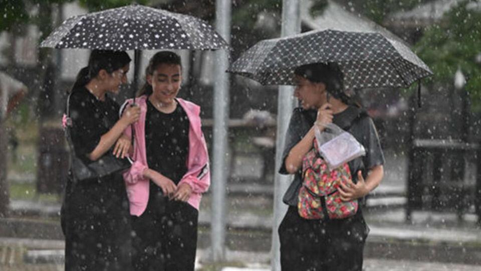 6 kent için "sarı" alarm! 7 bölgede yağış var... İllerimizde hava durumu