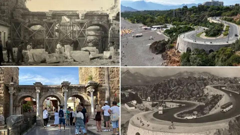 Antalya'nın geçmişi ve bugünü fotoğraf karelerinde