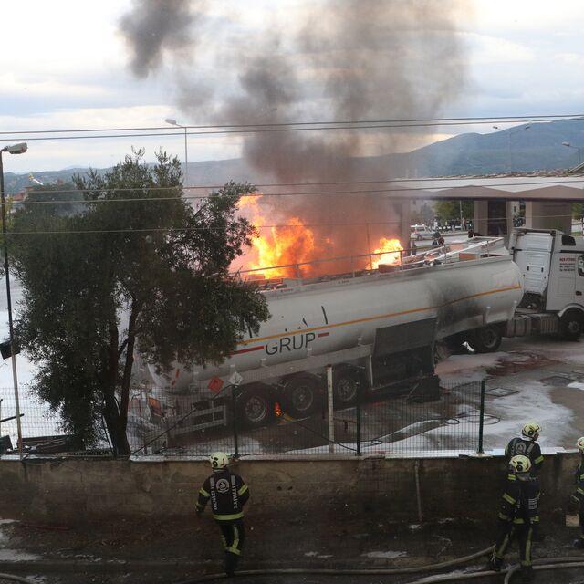 Benzin istasyonunda yangının nedeni belli oldu