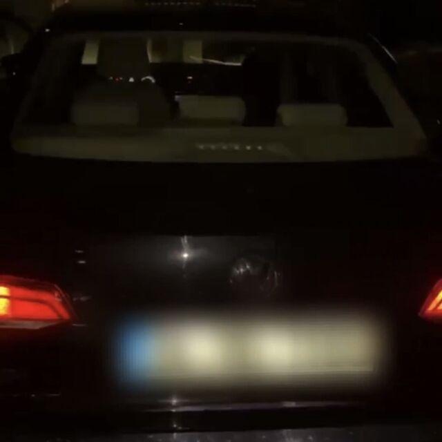 Usulsüz kullanılan çakarlı araca dev ceza