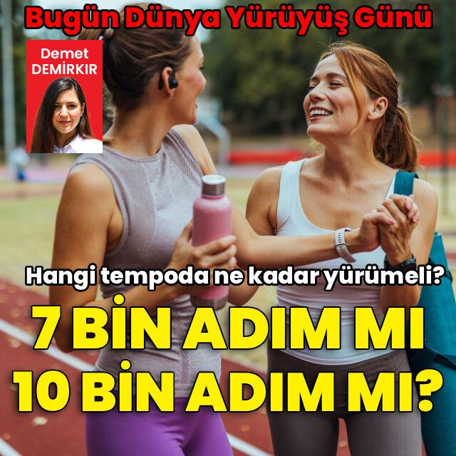 7 bin adım mı 10 bin adım mı?