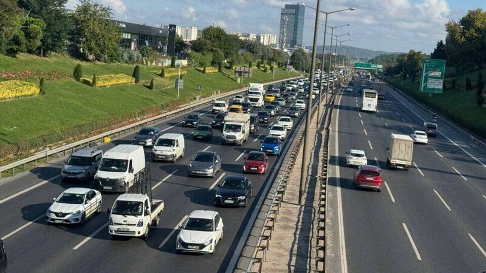 İstanbul'da pazartesi trafiği!