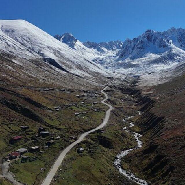 Kaçkar'da iki mevsim bir arada
