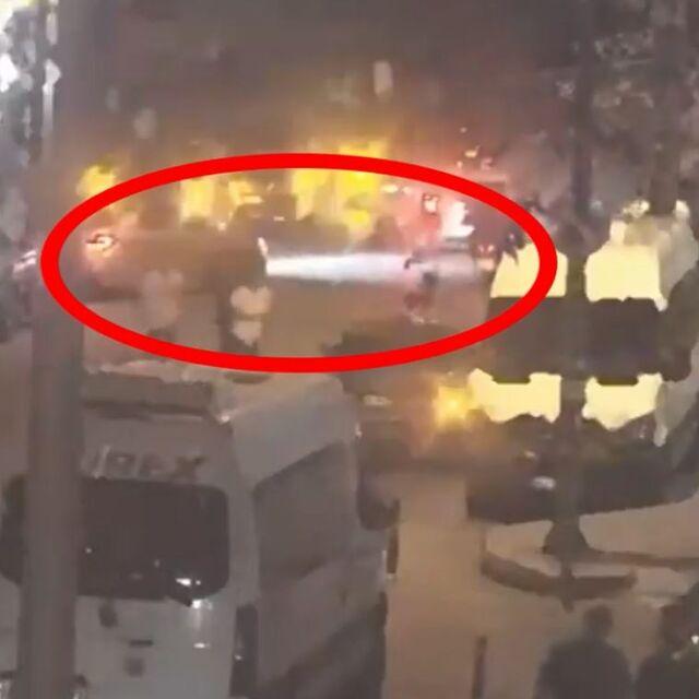 Gözaltındaki şüphelilerin bulunduğu polis otobüslerini takip ettiler!