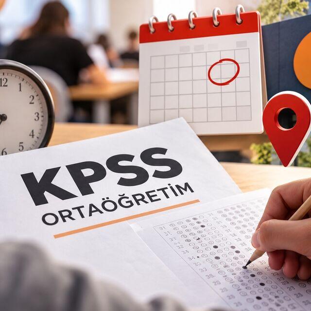 KPSS Ortaöğretim sınav yerleri belli oldu mu?