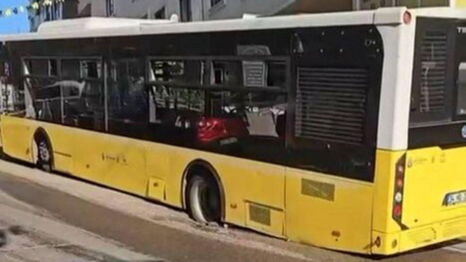 Maltepe'de asfalt çöktü