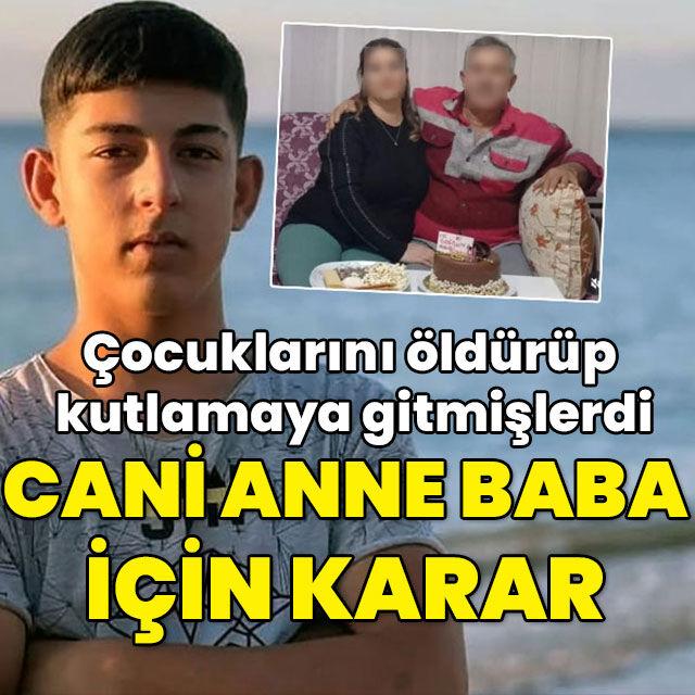 Çocuklarını öldürüp kutlamaya gitmişlerdi... Cani anne ve babanın cezaları açıklandı