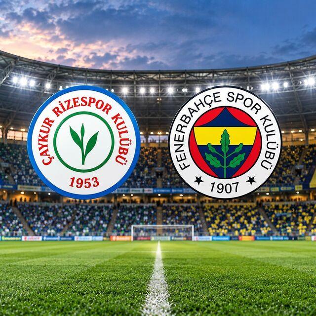 Rizespor-Fenerbahçe muhtemel 11'ler!