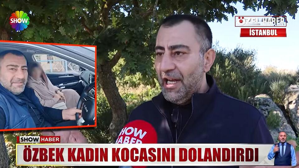 Özbek kadın, kocasını dolandırdı