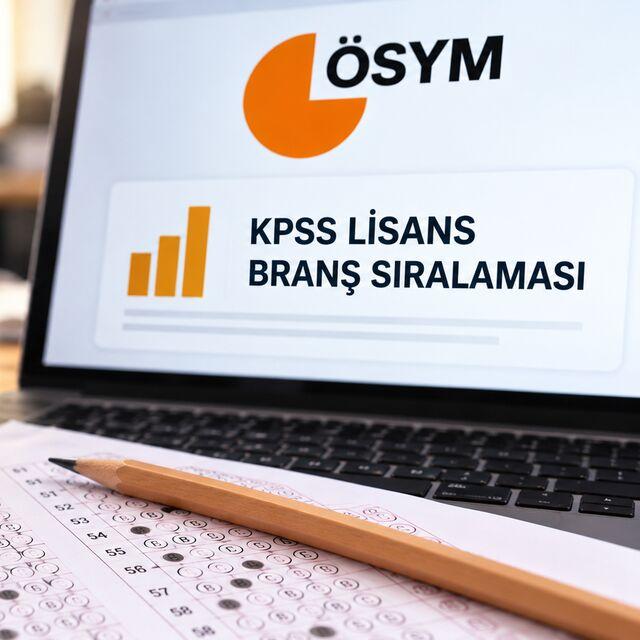KPSS branş sıralaması ne zaman açıklanacak?