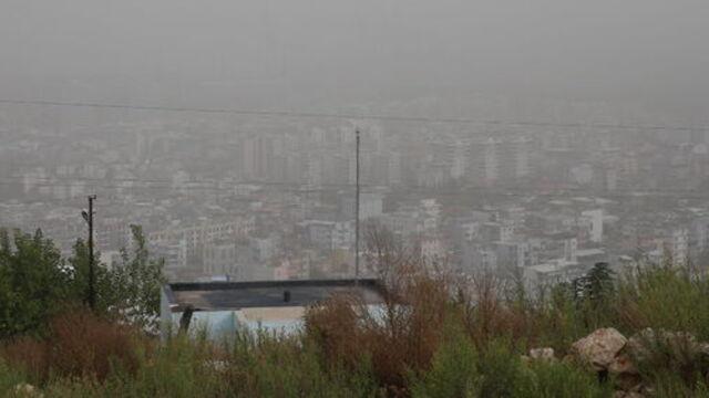 Hatay'da toz taşınımı! Görüş mesafesi düştü