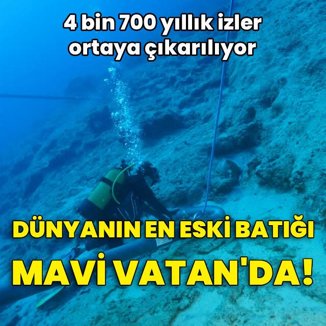 Dünyanın en eski batığı Kekova'da!