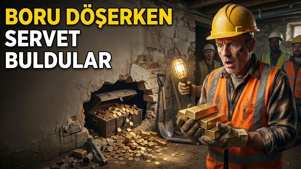 Bodrum duvarından 40'tan fazla külçe altın çıktı!