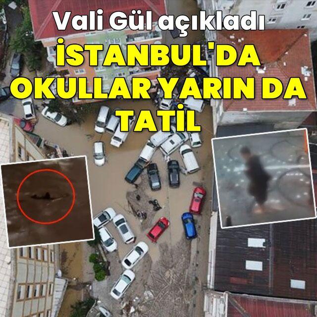 İstanbul afeti yaşadı... Metrekareye 242 kg yağış! Can kayıplarımız var
