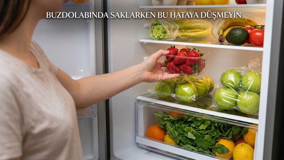 Buzdolabında saklarken bu hataya düşmeyin!