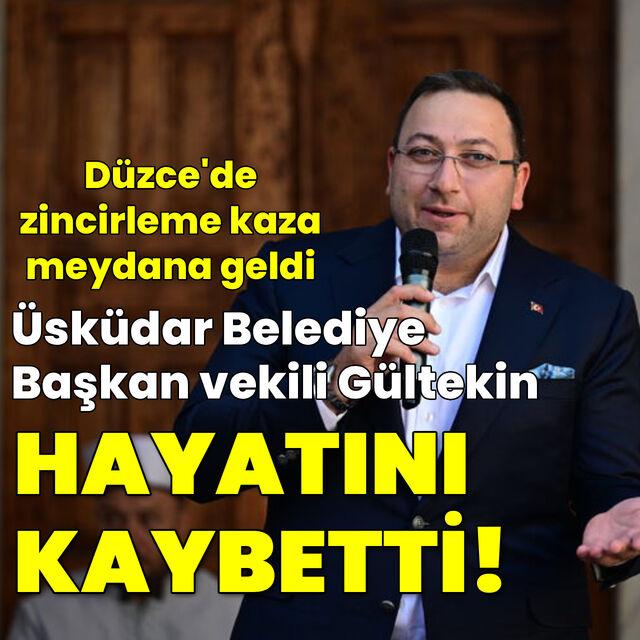Üsküdar Belediye Başkan Vekili kazada hayatını kaybetti