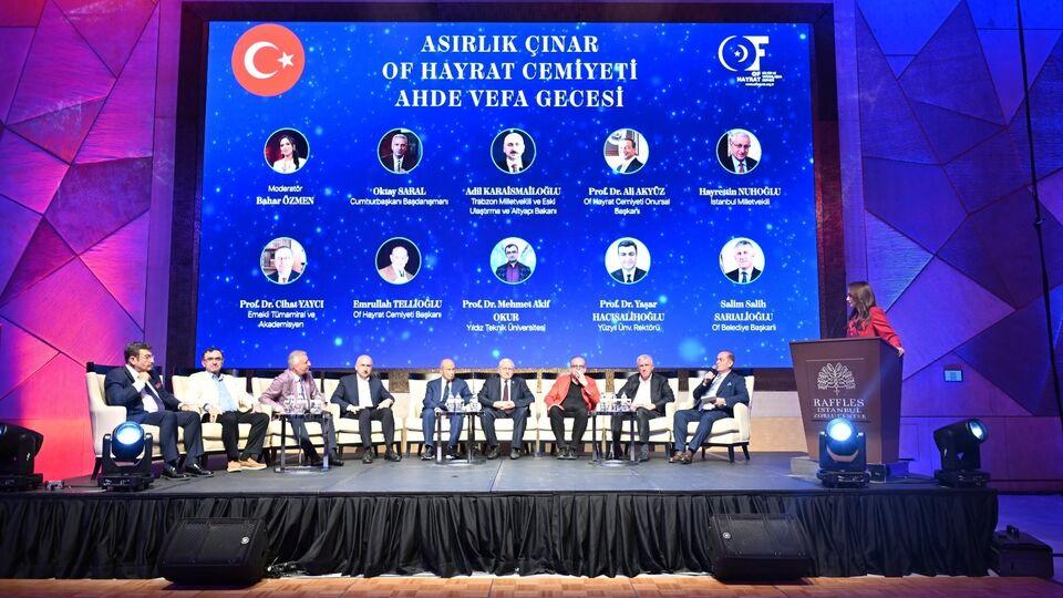 Of Hayrat Cemiyeti'nin Ahde Vefa Gecesi'nde eğitime 85 milyon TL destek