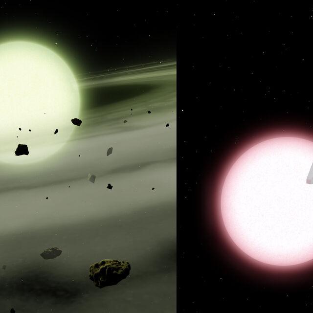 280 ışık yılı ötede pembe ve yeşil yıldızlar bulundu!