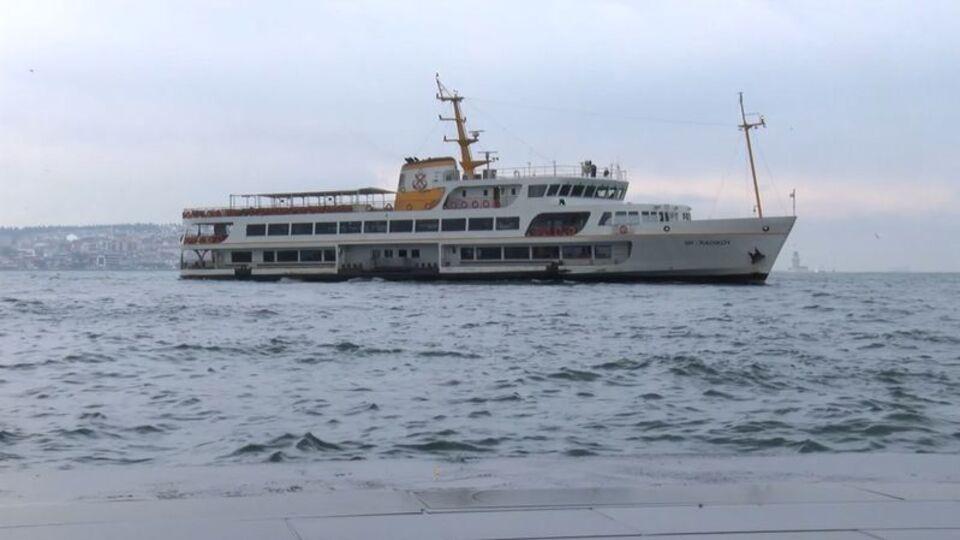 İstanbul'da vapur seferleri iptal edildi
