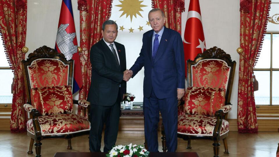 Cumhurbaşkanı Erdoğan, Kamboçya Başbakanı ile görüştü