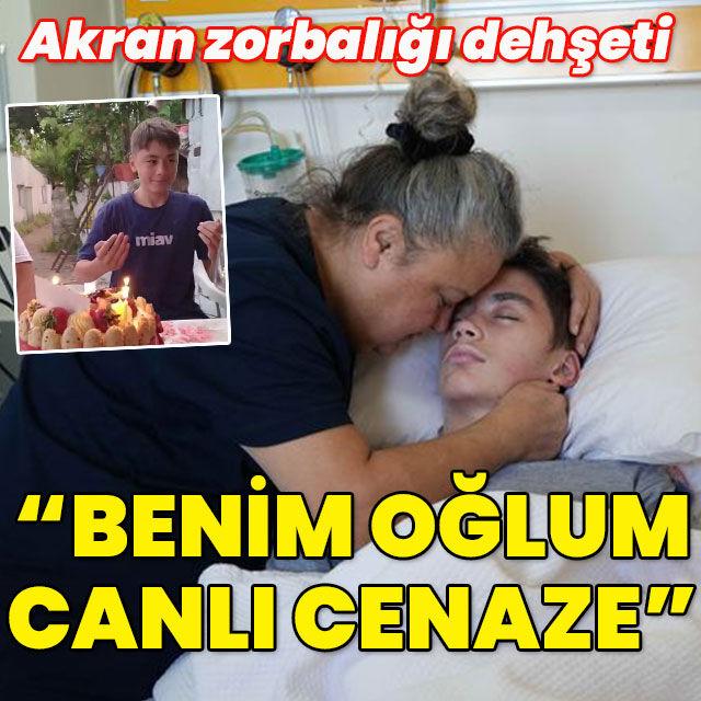 Akran zorbalığı bitmiyor! "Benim oğlum canlı cenaze"