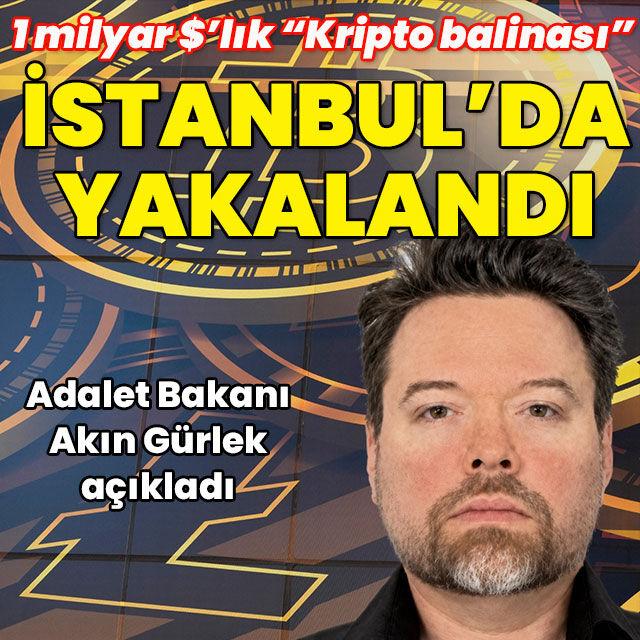 Bakan Gürlek açıkladı! 1 milyar dolarlık "Kripto balinası" yakalandı
