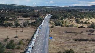 Bulgaristan sınırında 30 kilometre TIR kuyruğu