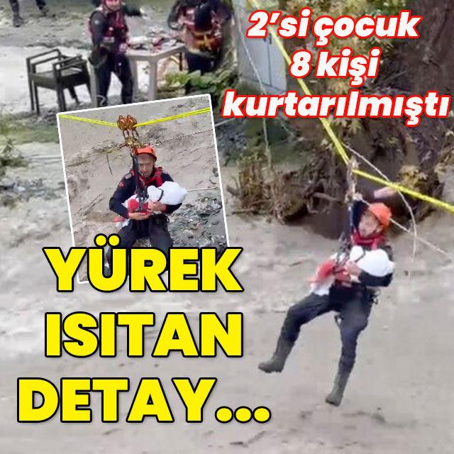 2'si çocuk 8 kişi kurtarılmıştı! Yürek ısıtan detay...
