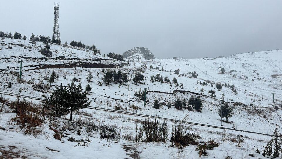 Bolu ve Manisa'ya kar yağdı