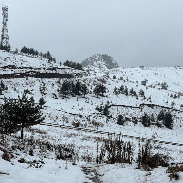 Bolu ve Manisa'ya kar yağdı