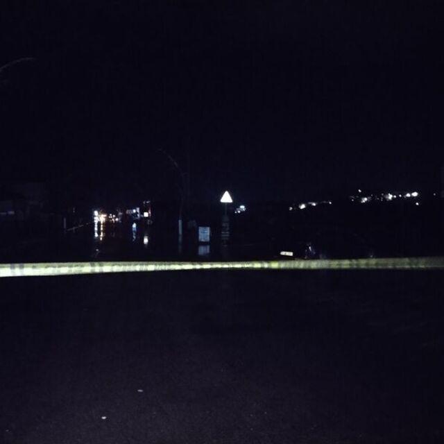 Şile'de cadde ulaşıma kapandı