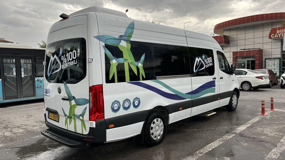 Kayseri'de ilçe ulaşımında yeşil dönüşüm