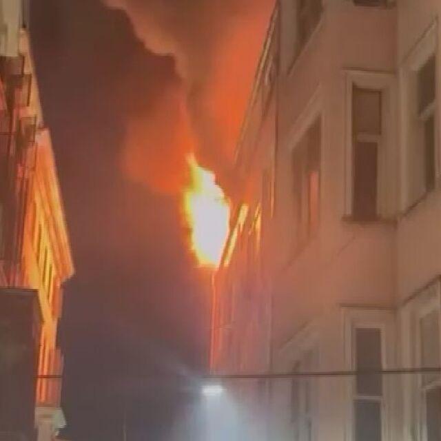 Beyoğlu'nda korkutan yangın