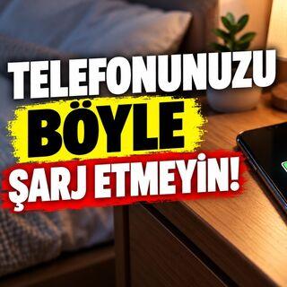 Telefonunuzu böyle şarj etmeyin!