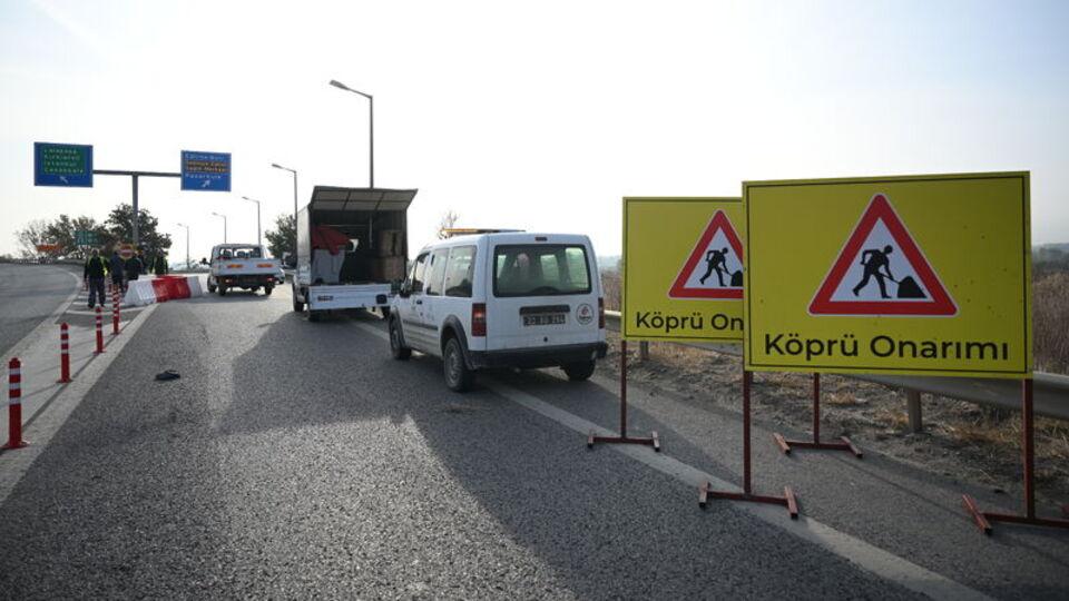 Edirne-Kapıkule bağlantı yolu trafiğe kapatıldı