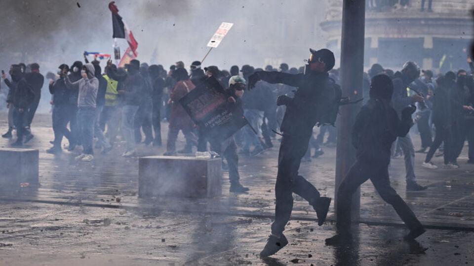 Fransa'daki eylemlerde 149 kişi tutuklandı