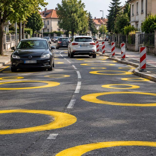 Yollardaki sarı dairelerin sırrı çözüldü!