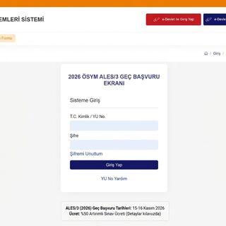 ALES başvurusu için son şans!