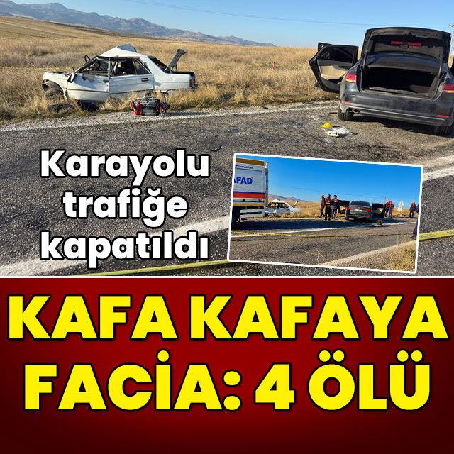 Kafa kafaya katliam gibi kaza: 4 ölü!
