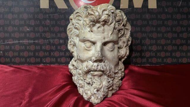 2 bin yıllık Zeus heykeli ele geçirildi
