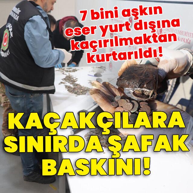 Kaçakçılara sınırda şafak baskını!
