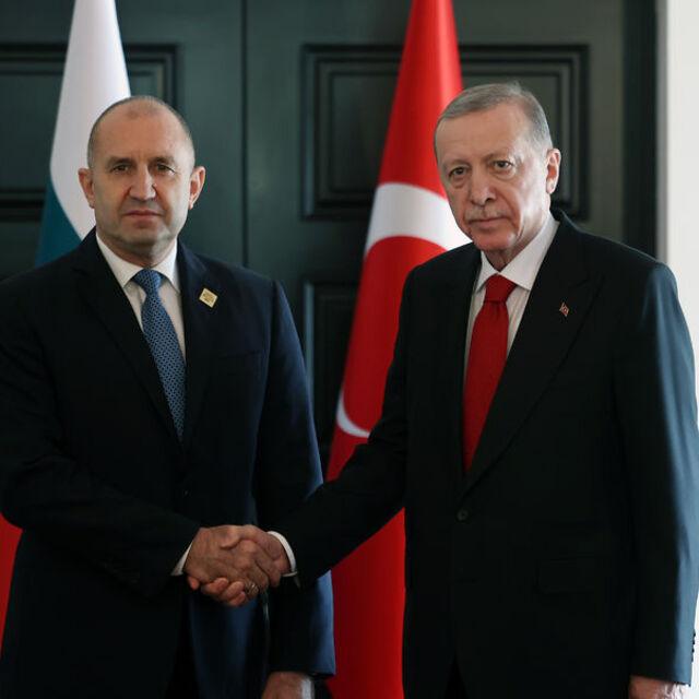 Cumhurbaşkanı Erdoğan, Radev ile görüştü